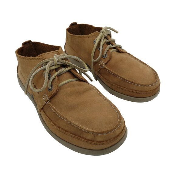 CROCS Men's Tan Nubuck Walu Chukka Boot 15364 Size 9 Moccasin Casual Comfort - Picture 3 of 11
